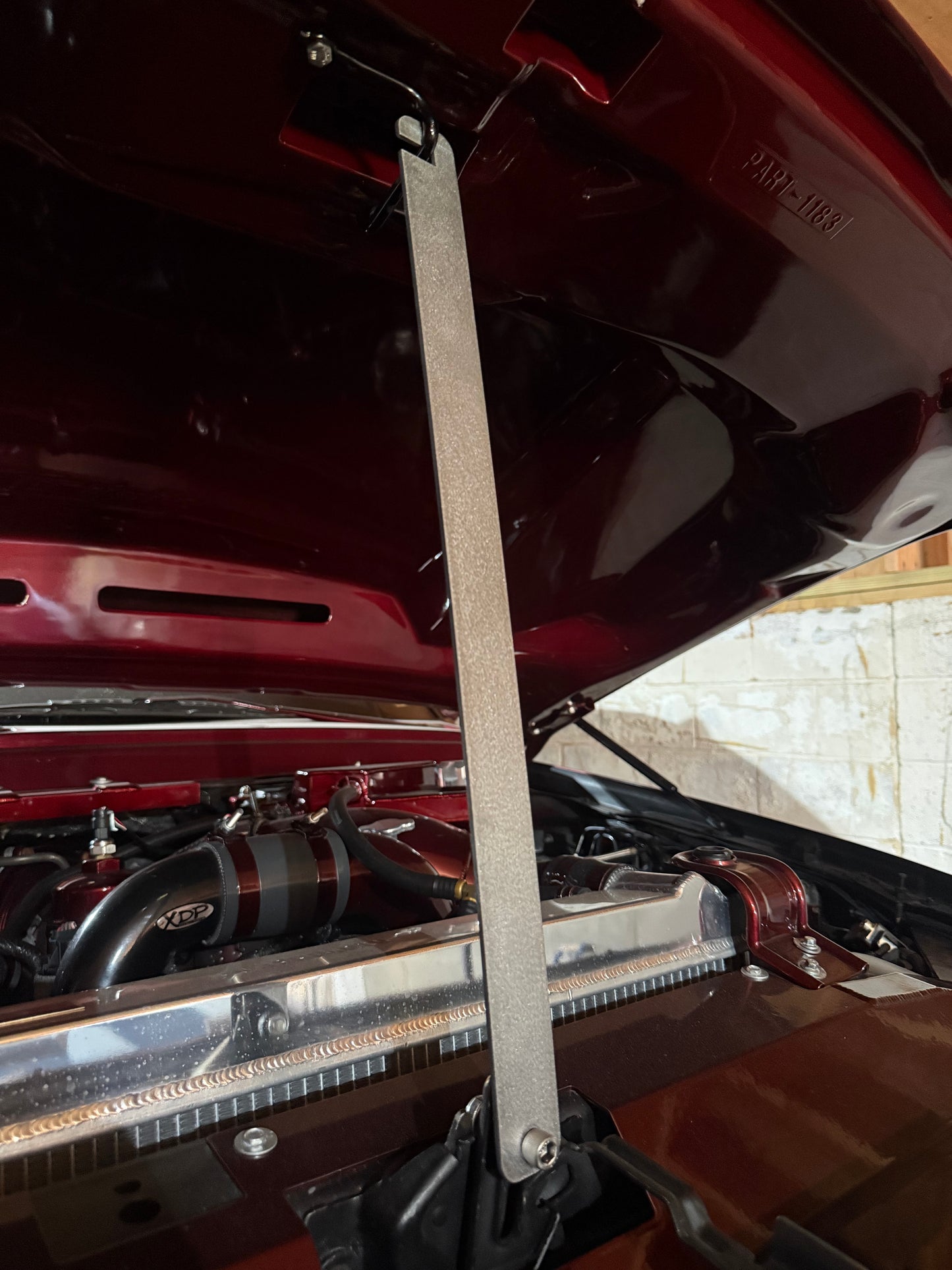 20in Universal Show Car Hood Prop. Raw Steel