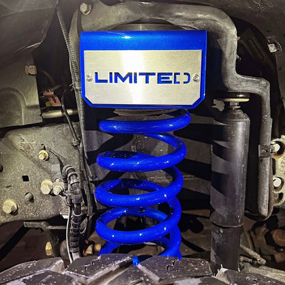 Coil Spring Show Plate For 2005-2026 Ford F-250/F350/F450/F550  (RAW STEEL)