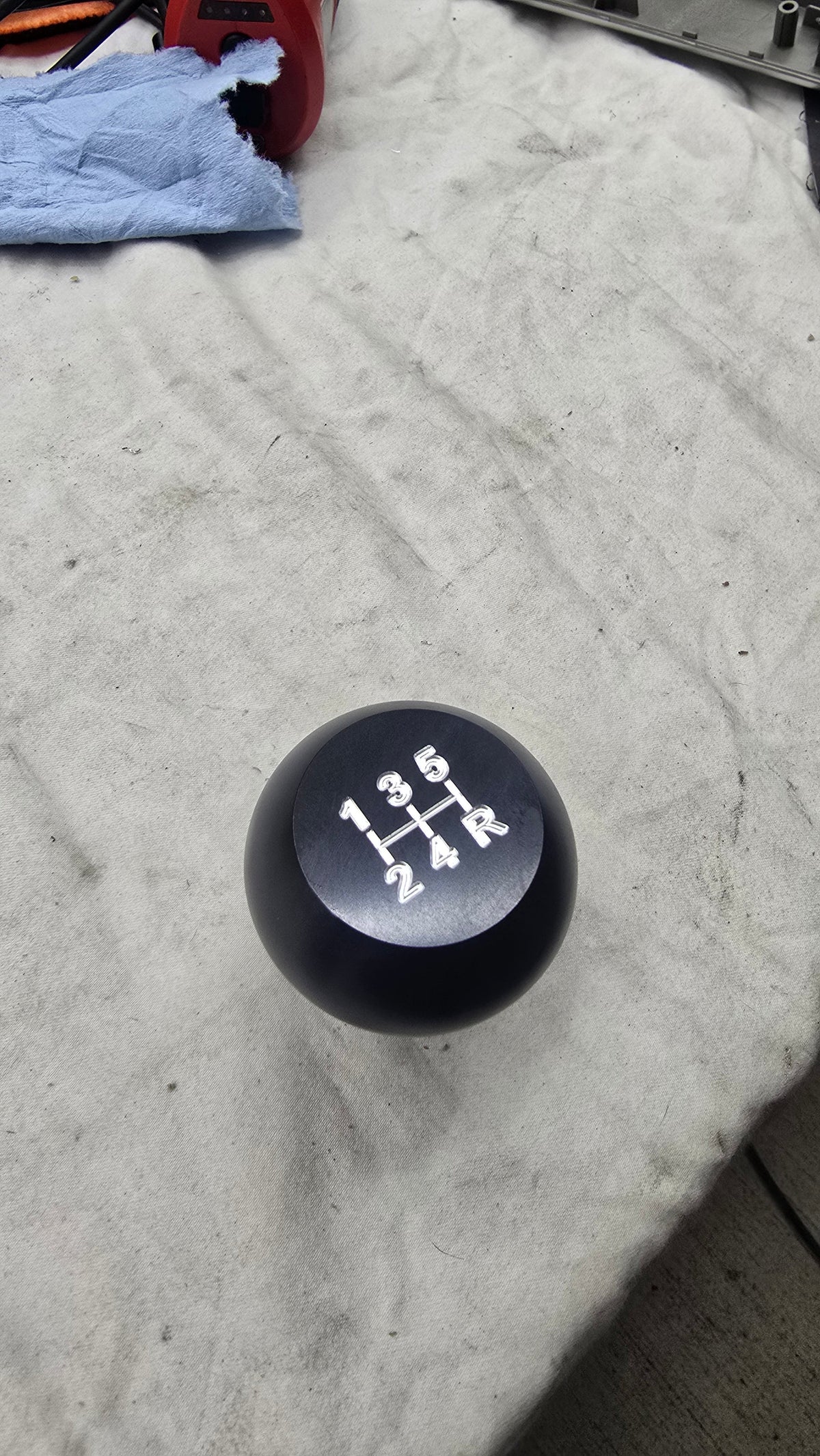 Cummins Ball Aluminum Shift Knob (Raw/Black)