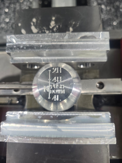 Cummins Ball Aluminum Shift Knob (Raw/Black)