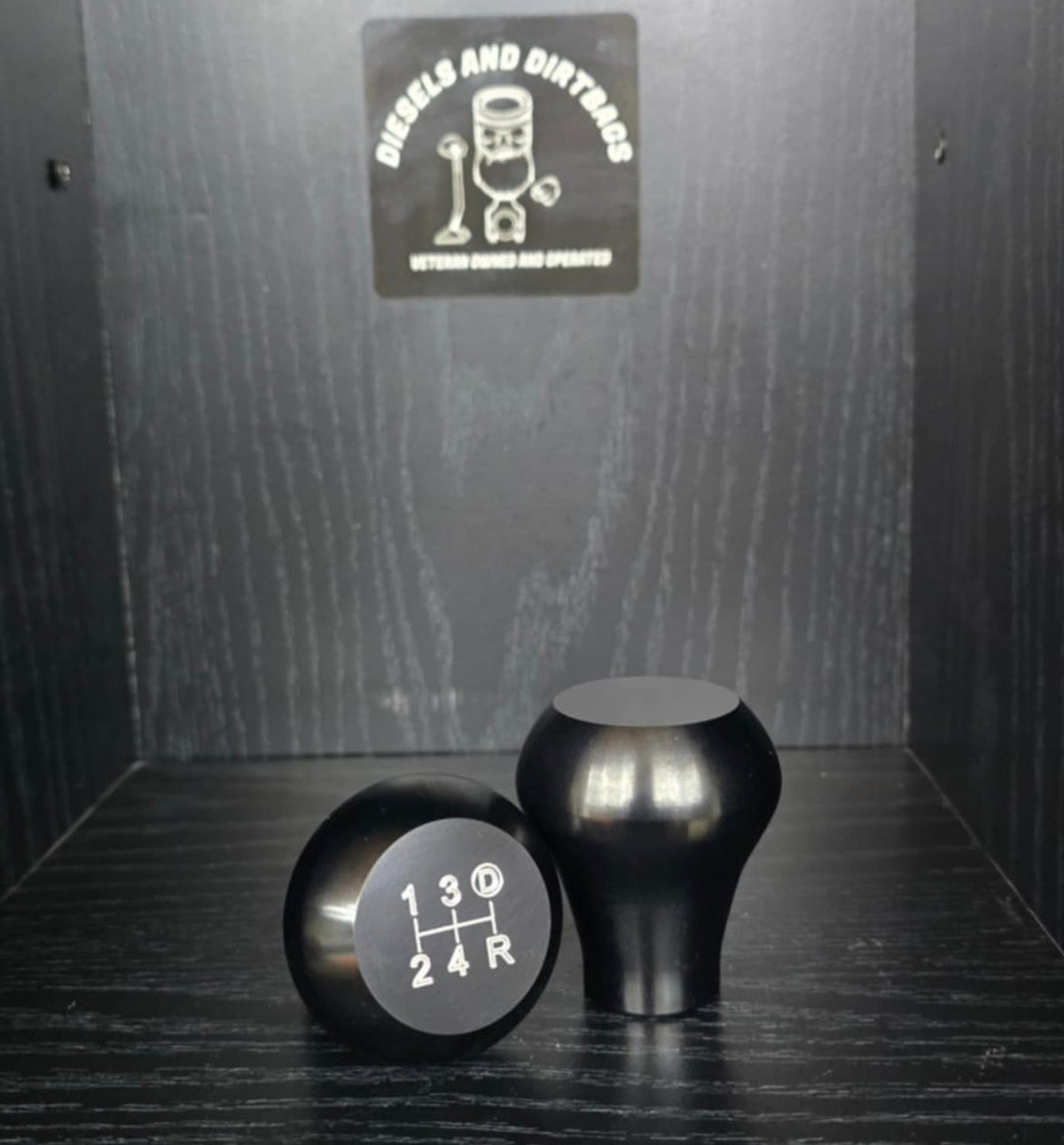 Cummins Extended Aluminum Shift Knob (Raw/Black)