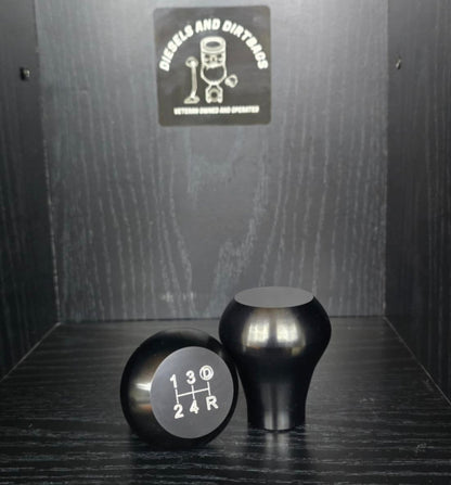 Cummins Extended Aluminum Shift Knob (Raw/Black)