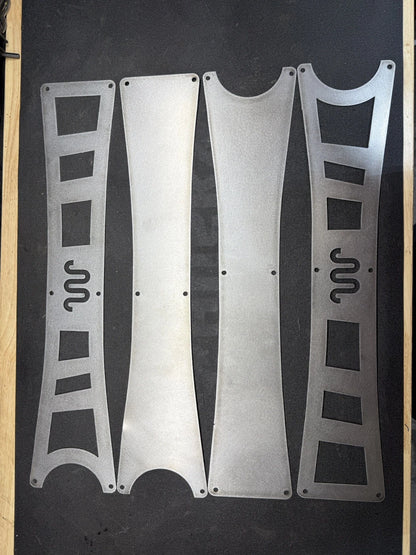 05-22 F350-f250 King Ranch Radius Arm Over Lay ( two layer skeleton style )