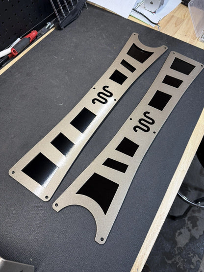 05-22 F350-f250 King Ranch Radius Arm Over Lay ( powder coated skeleton style )