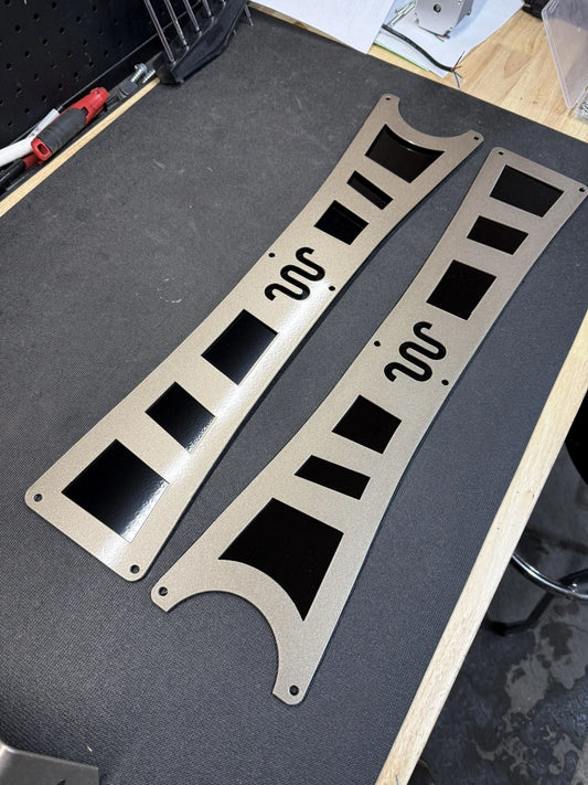 05-22 F350-f250 King Ranch Radius Arm Over Lay ( powder coated skeleton style )